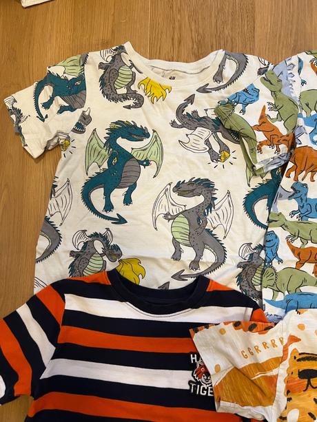 Tricka s krátkym rukavom, h&m,128