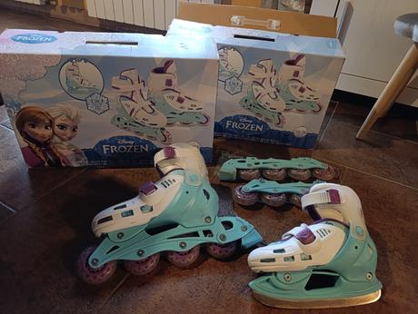 Nastaviteľné korčule kolieskové aj na ľad 31-34, 31