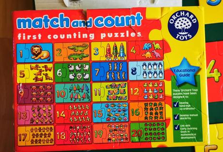 Puzzle - povolania, dopravné prostriedky a čísla, 