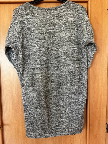 Sivé šaty teplejšie, m