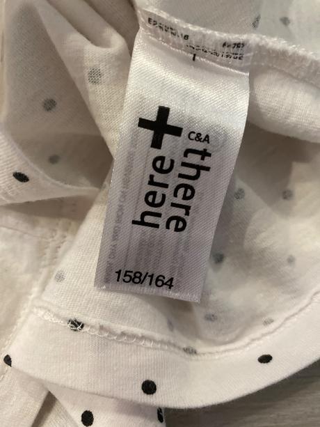 Tričko s čerešňami, c&a,164