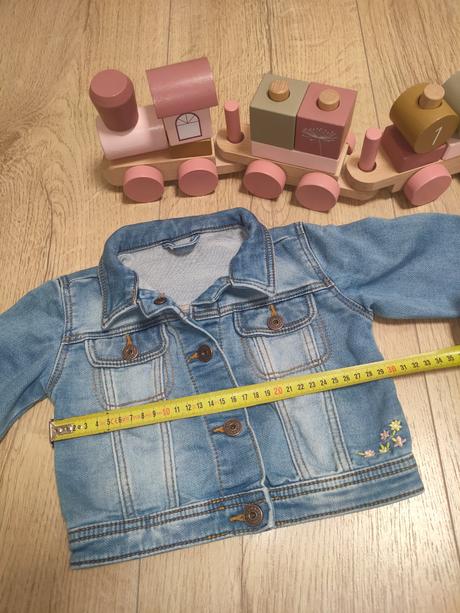 Dievčenská riflová bunda, veľ. 80, 80