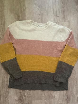 Sveter pruhy hm, h&m,164