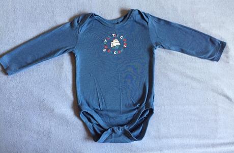 Modré námornícke body lupilu dlhý rukáv, lupilu,86