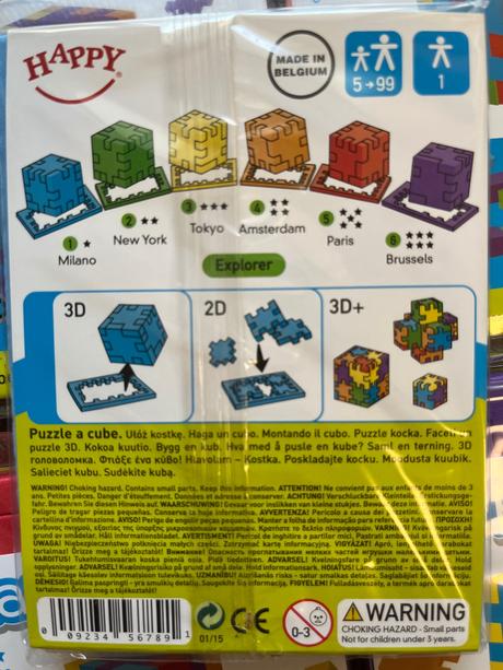 Hlavolam puzzle kocka happy cube, 