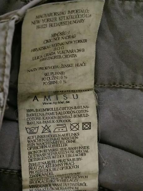 Dámske svetlo zelené nohavice, amisu, amisu,s