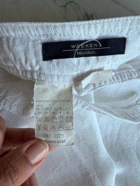 Maxmara weekend 100per ľan nohavice s, s