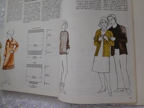 Retro kniha na štrikovanie,, 