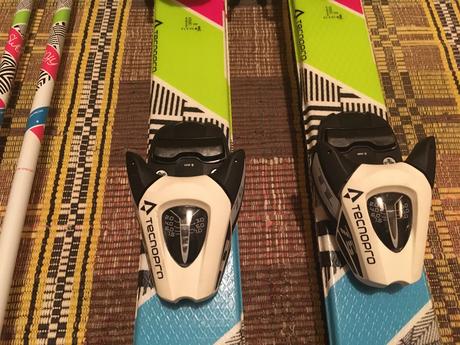 Lyže 130 cm a lyžiarky technopro sweety, 120-129 cm