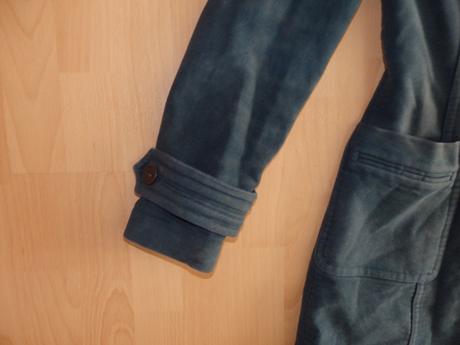 Zeleny dlhy prechodny kabat, next,s