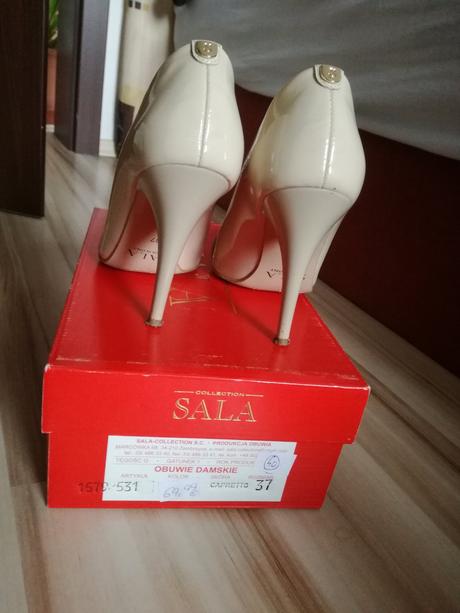 Kozene lakovane lodicky, 37