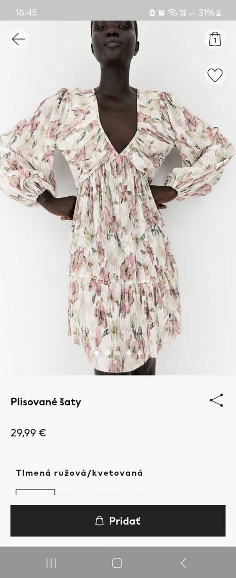 Plísove šaty h&m xs, h&m,xs