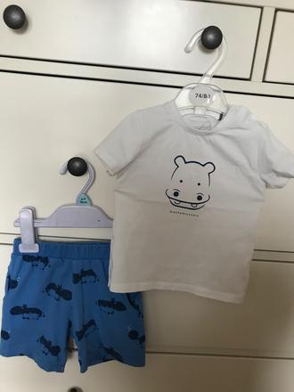Letné tričko+šortky súprava bellybutton, 74