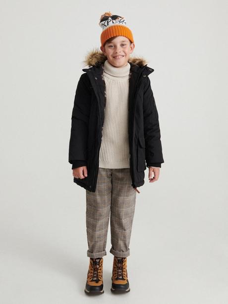 Teplý kabát nepremokavý s kožušinou reserved, reserved,116 / 152 / 158