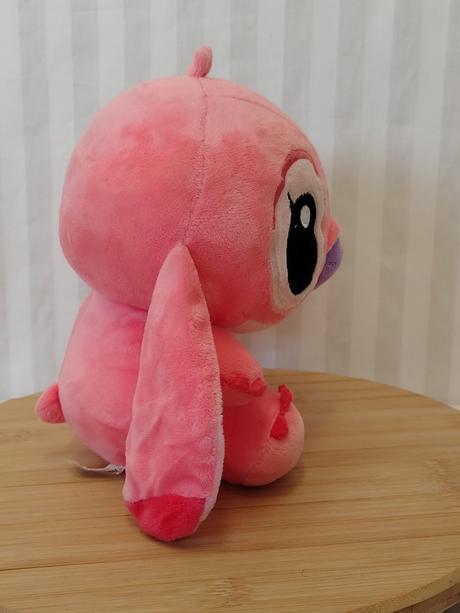 Plyšová angel z lilo a stitch, v sede 23 cm,