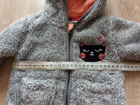 Huňatá mikina s uškami, lupilu,68