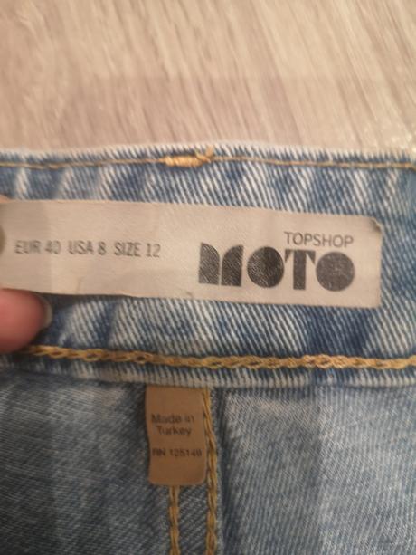 Riflové kraťasy moto topschop 40, topshop,40