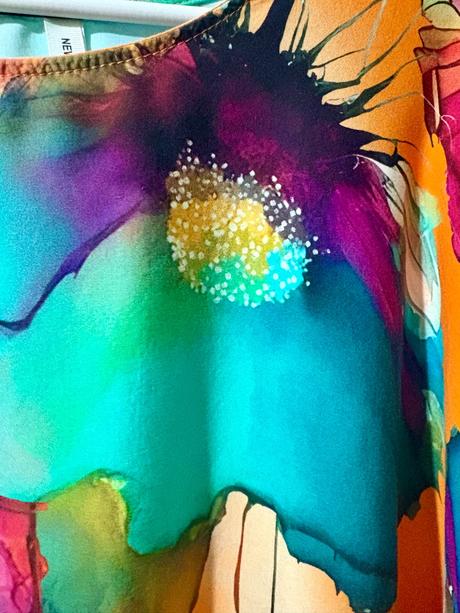 4 xl nádherná tunika na pláž viskóza/hodváb, 4xl