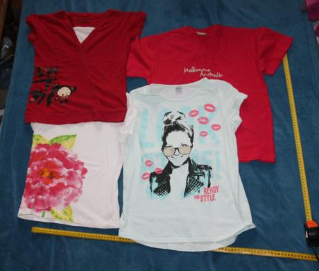 4x tricko - cena za vsetky, 158