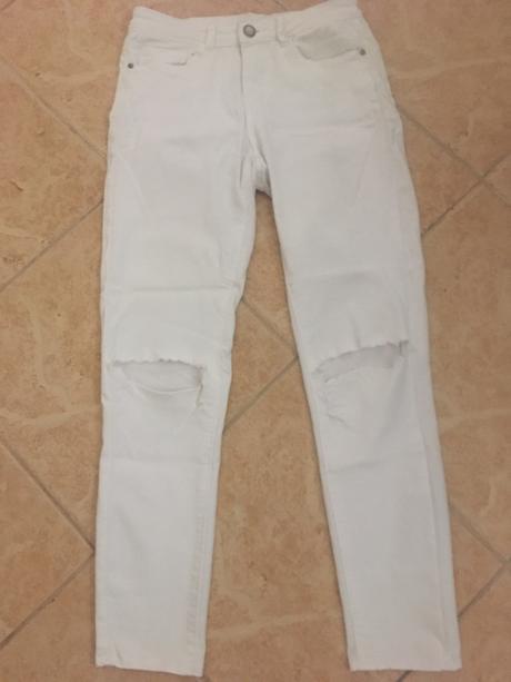 Biele nohavice c.xs, xs
