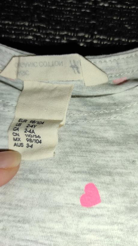 Šaty 98/104, h&m,98