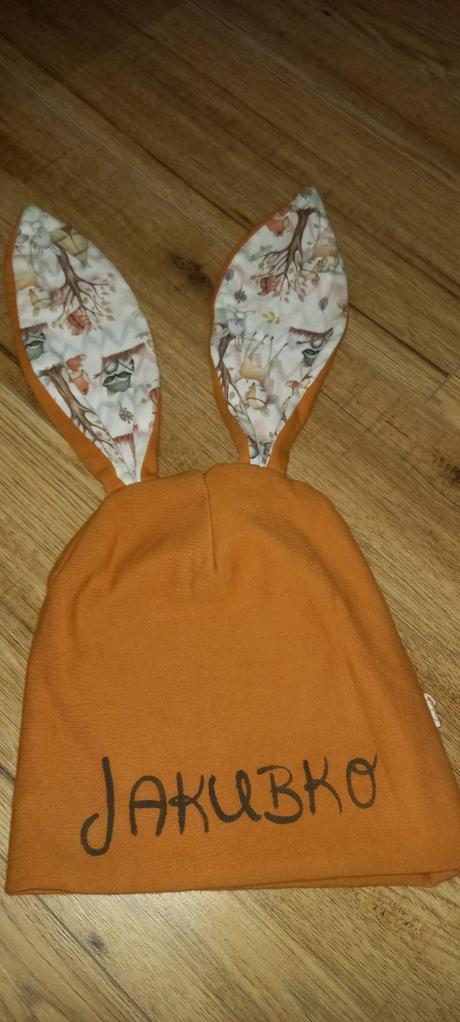 Čiapka s ušami a menom jakubko, 104 / 110