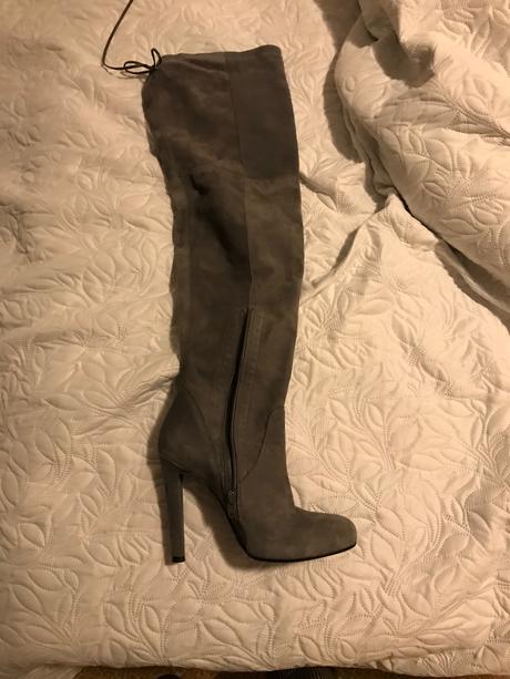 Kožené čižmy nad koleno italy 37, 37