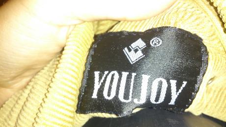 Hnedá menžestrová bunda, veľkosť l, l