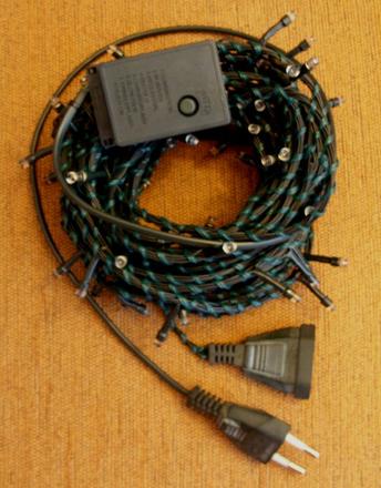 Led svetelná reťaz na spájanie teplá biela, 