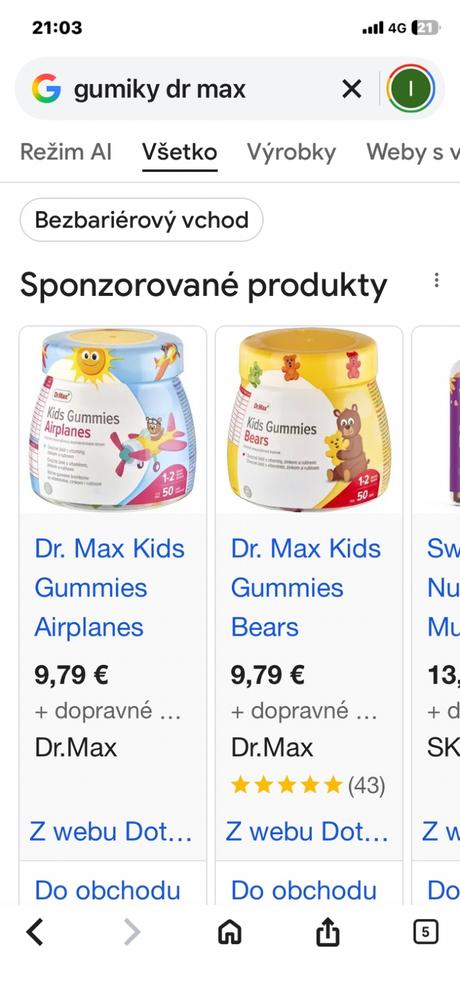 Gumiky vitaminy 50ks, 