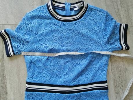 Čipkované šaty amisu,v36-38, amisu,36