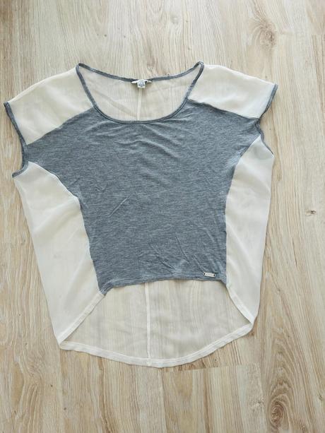 Luxusné tričko s priesvitným chrbátom guess, guess,xs