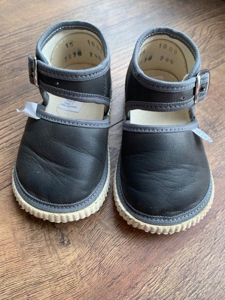 Kožené papučky, mld,<17