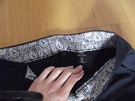 Nohavice sportovo-elegantne, h&m,m