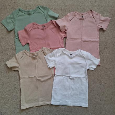 5x tričko, h&m,86