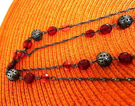 Starožitný vintage náhrdelník, 