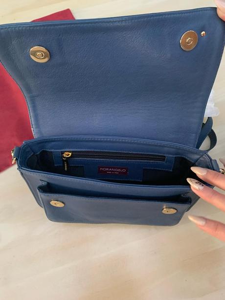 Kožená kabelka talianskej značky  fiorangelo, fiorangelo