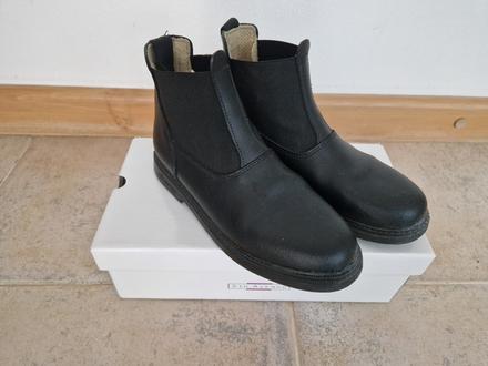 Cizmy jazdecke fouganza 35 cierne na kone, decathlon,35