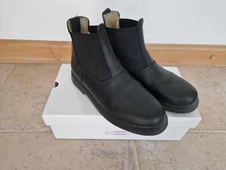 Cizmy jazdecke fouganza 35 cierne na kone, decathlon,35