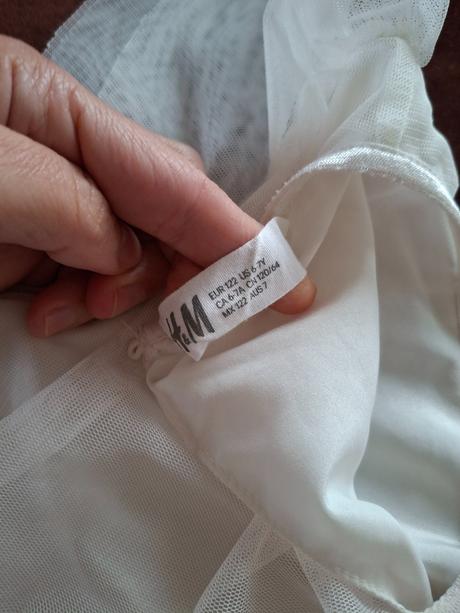 Tylové šaty, h&m,122