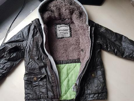 Super teplá bunda zn.palomino, c&a,122