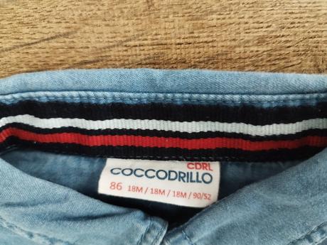 Rifľová košeľa zn. coccodrillo veľ. 86, coccodrillo,86