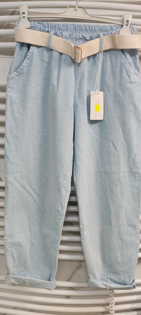 Menčestrové nohavice z bavlny,