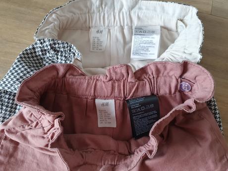 Podšité nohavice hm, h&m,86