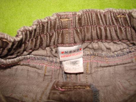 Hnedá riflová sukňa, next,86