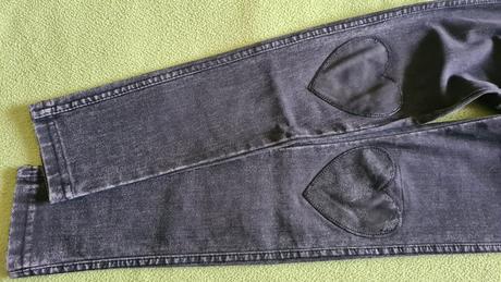 Legíny vo vzhľade riflí, h&m,140