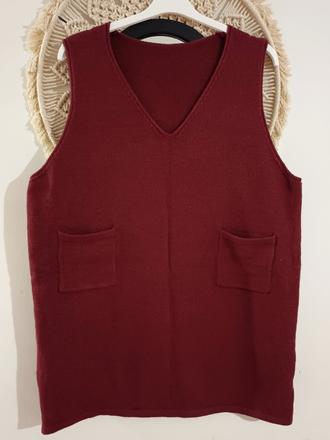 Dlhšia oversize vesta, l