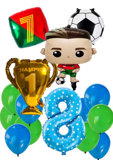 Futbalové balóny ronaldo- až 14/15/16 kusov,