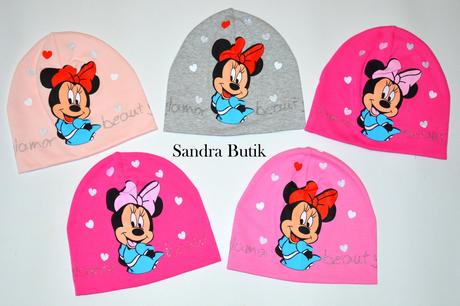 Detská bavlnená čiapočka minnie, 68 - 146