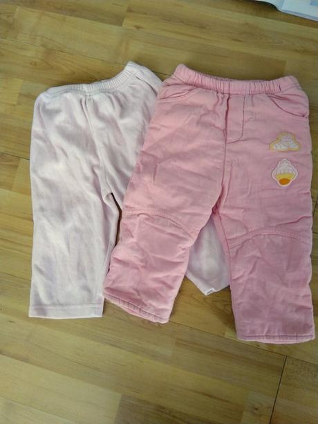 Cena za obe - nohavice, tulec trend,74